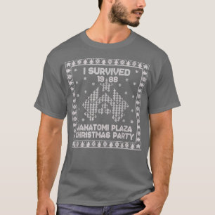 Ich überlebte das Weihnachtsfest 1988 Nakatomi Pla T-Shirt