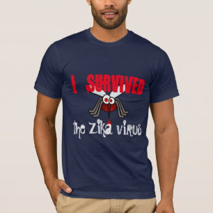 "Ich überlebte das Zika Virus" mit Moskito T-Shirt