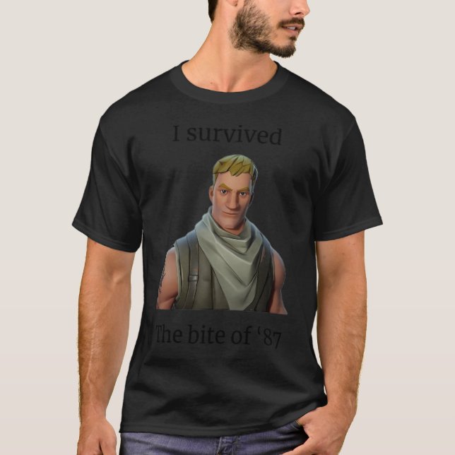Ich überlebte den Biss von '87 T-Shirt (Vorderseite)
