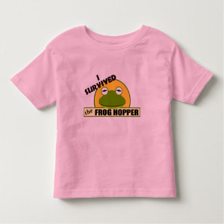 Ich überlebte den Frosch-Trichter Kleinkind T-shirt