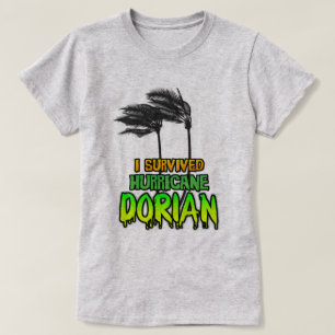 Ich überlebte den Hurrikan Dorian Bäume T-Shirt