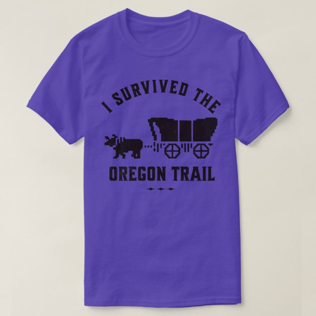 Ich überlebte den Oregon Trail T-Shirt (Design vorne)