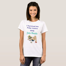 Ich überlebte den Polar Vortex, vom Florida-Spaß T-Shirt