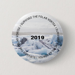 Ich überlebte den polaren Knopf der Turbulenz 201 Button