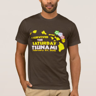 Ich überlebte den Samstag-Tsunami T-Shirt