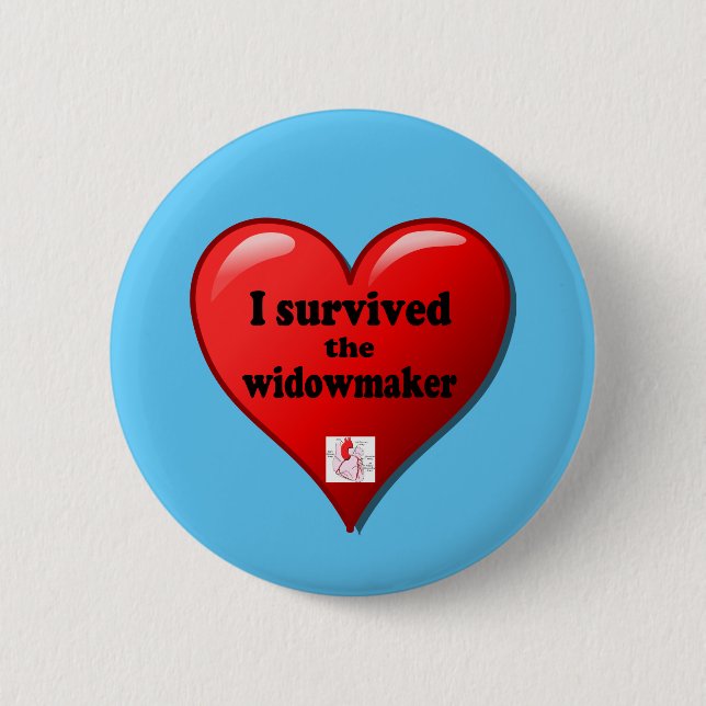 Ich überlebte den Widowmaker Button (Vorderseite)