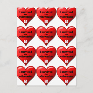 Ich überlebte den Widowmaker Postkarte