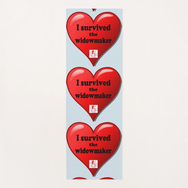 Ich überlebte den Widowmaker Yogamatte (Vorderseite)