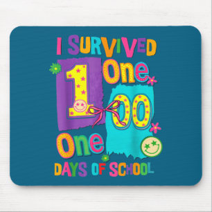 Ich überlebte die 100 Tage Schule Schüler Lehrer Mousepad