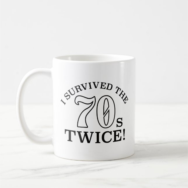 Ich überlebte die 70er zweimal kaffeetasse (Links)