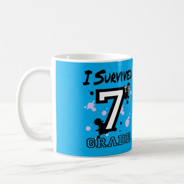 Ich überlebte die 7. Klasse Kaffeetasse (Links)