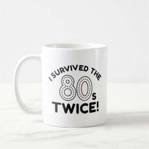 Ich überlebte die 80er zweimal kaffeetasse