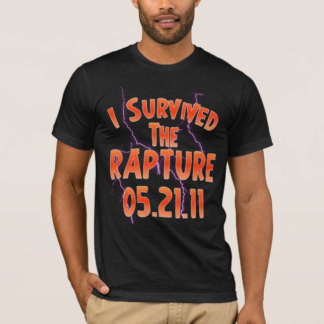 Ich überlebte die Begeisterung T-Shirt (Vorderseite)
