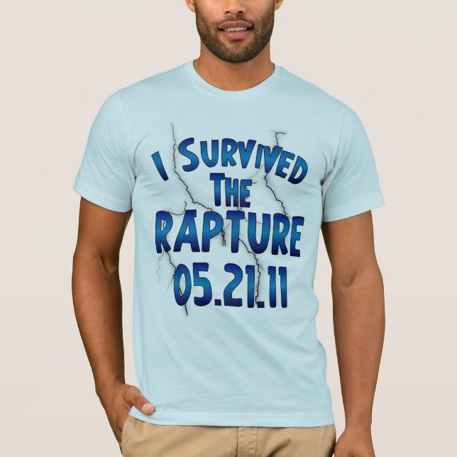 Ich überlebte die Begeisterung T-Shirt (Vorderseite)