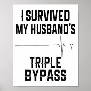Ich überlebte die dreifache Bypass-Operation meine Poster