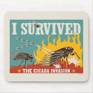 Ich überlebte die Invasion von Cicada Mousepad