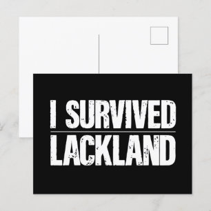 Ich überlebte die militärische Grundausbildung der Postkarte