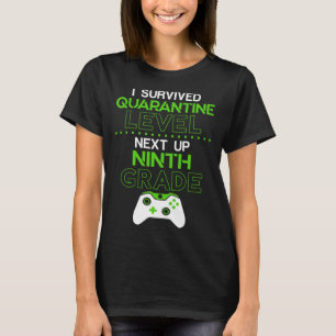 Ich überlebte die Quarantäne-Ebene neben der neunt T-Shirt