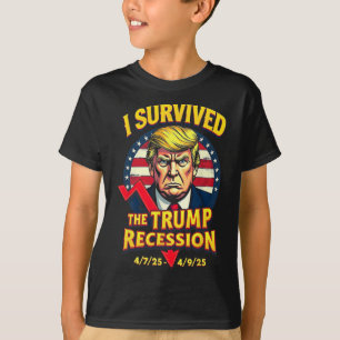Ich überlebte die Rezession von Billionaire 4725-4 T-Shirt