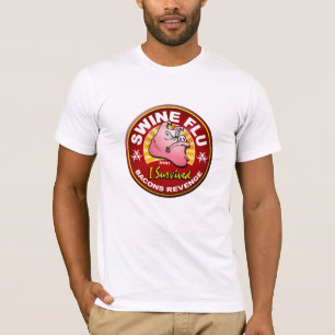 Ich überlebte die Schwein-Grippe-Pandemie - Virus T-Shirt