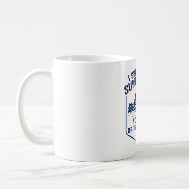 Ich überlebte die Sommerhitze Victoria BC Kaffeetasse (Links)