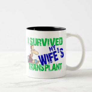 Ich überlebte die Transplantation meiner Ehefrau Zweifarbige Tasse