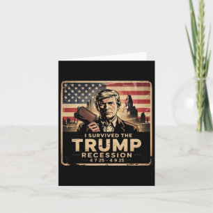 Ich überlebte die Trump-Rezession Karte