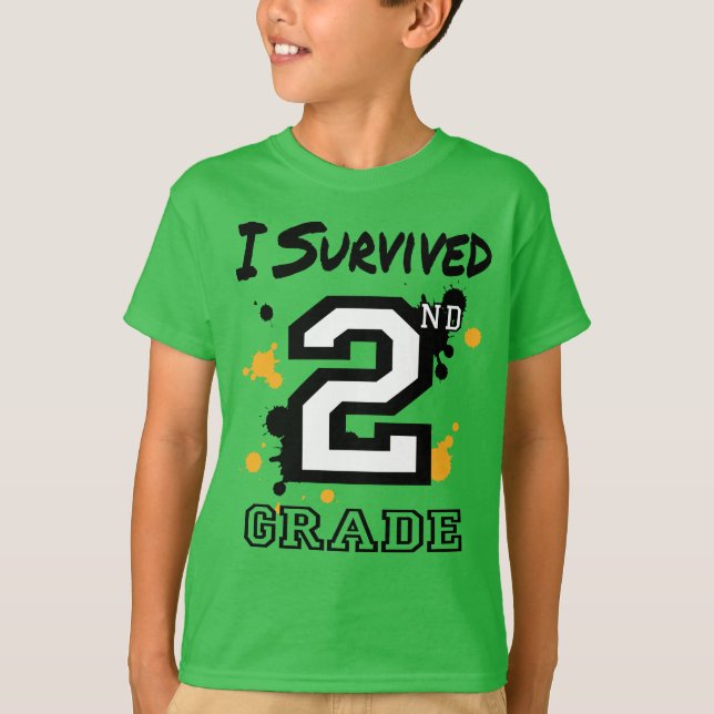 Ich überlebte die zweite Stufe T-Shirt (Vorderseite)