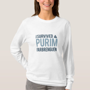Ich überlebte ein purim farbrengen T-Shirt