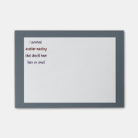 Ich überlebte ein weiteres Meeting Fun Business Zi