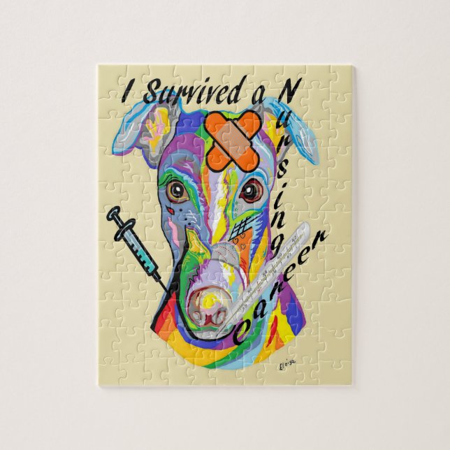 Ich überlebte eine Krankenpflege-Karriere Puzzle (Vertikal)