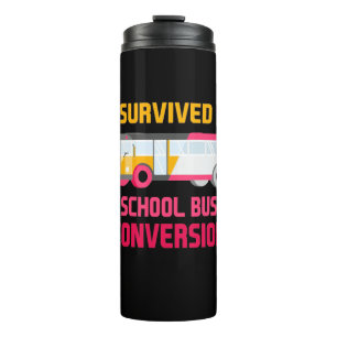 Ich überlebte eine Schulbusumstellung Thermosbecher