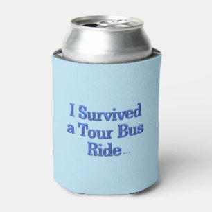 Ich überlebte einen Tour Bus Ride blau kann zwei S Dosenkühler