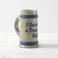 Ich überlebte einen Tour Bus Ride stein