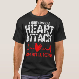 Ich überlebte einen Vintagen Herzattacken-Angriff T-Shirt