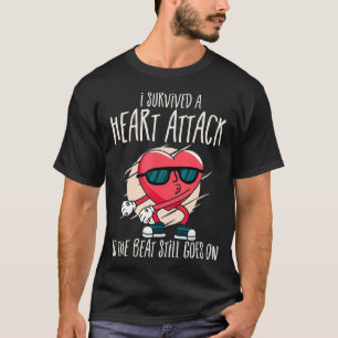 Ich überlebte einen Vintagen Herzinfarktangriff T-Shirt