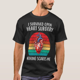 Ich überlebte Erholung im offenen Herzen Operation T-Shirt