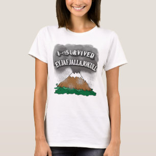 Ich überlebte Eyjafjallajokull T-Shirts, Tassen, T-Shirt