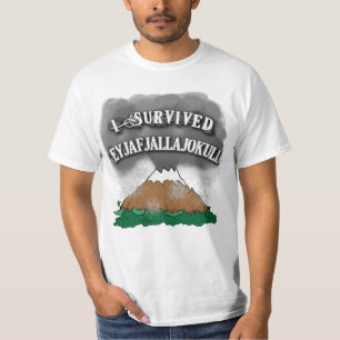 Ich überlebte Eyjafjallajokull T-Shirts, Tassen, T-Shirt