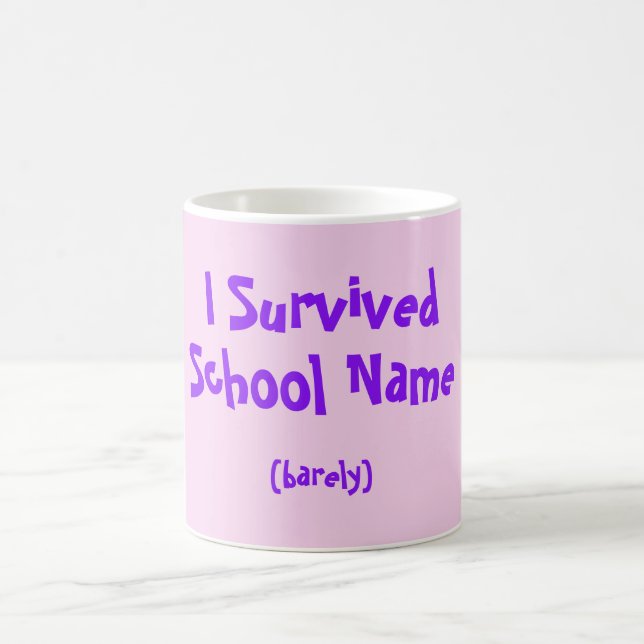 Ich überlebte genannte School Mug Tasse (Mittel)