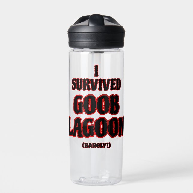 Ich überlebte Goob Lagoon Trinkflasche (Vorderseite)