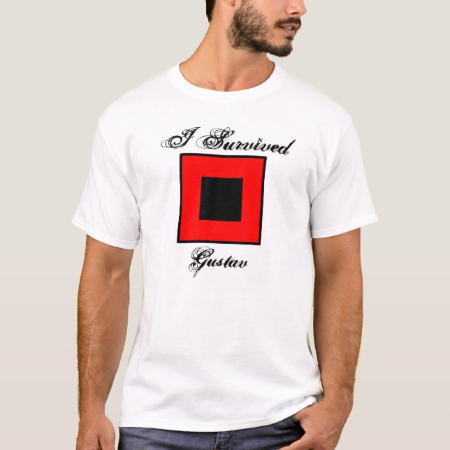 Ich überlebte Gustav-T - Shirt - Front u. (Vorderseite)