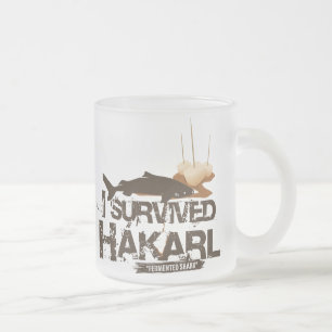 Ich überlebte Hákarl Tasse