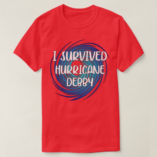 Ich überlebte Hurrikan Debby 2024 Florida TShirt (Design vorne)