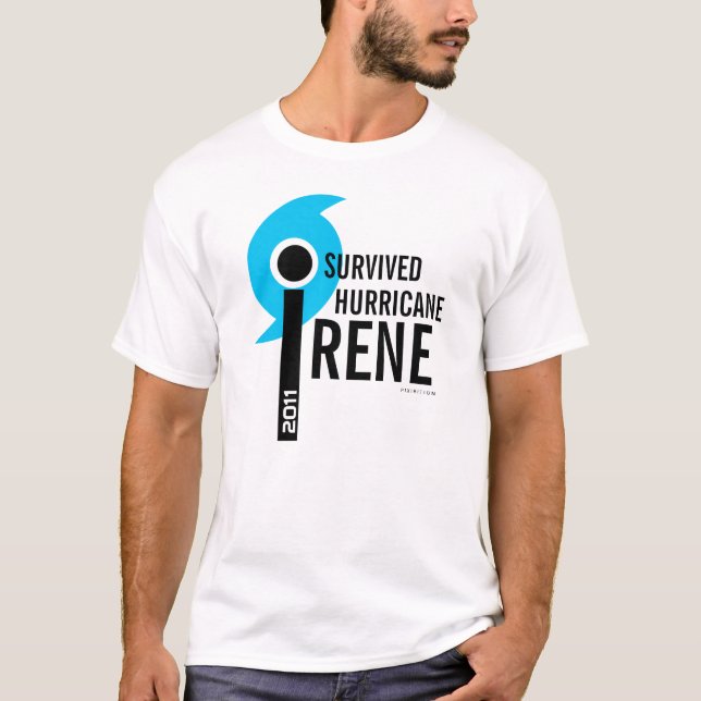 Ich überlebte Hurrikan-Irene-T - Shirt 1 (Vorderseite)