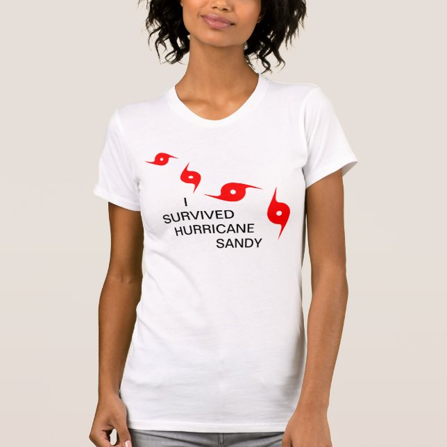 ICH ÜBERLEBTE HURRIKAN SANDY T-Shirt (Vorderseite)