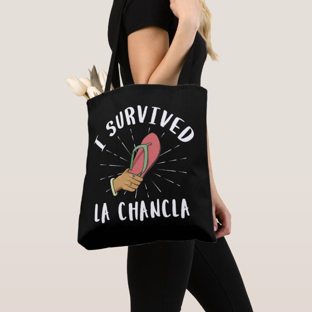 Ich überlebte La Chancla Funny Mexican Mother Joke (Von Nahem)