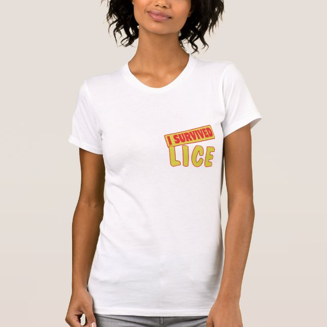 ICH ÜBERLEBTE LICE T-Shirt (Vorderseite)