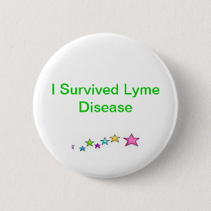 Ich überlebte Lyme-Borreliose Button