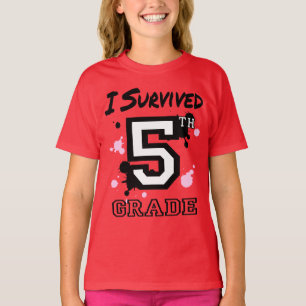 Ich überlebte Mädchen der 5. Klasse T-Shirt